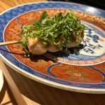 炭火串焼 鶏魚 田町店 - ささみ（梅しそ）