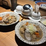 炭火串焼 鶏魚 - もつ煮