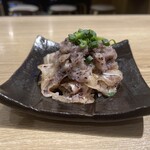 ふれあい酒場 ほていちゃん - ミミガーの梅みぞれ