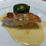 カランドリエ - 長崎産アコウ、ブールブランソース