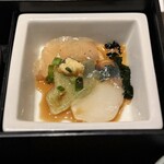 茨城名物之美食屋 Mondokoro 水戶市役所前店 - 【4品目】奥久慈刺身こんにゃく3種盛り