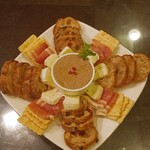 パサージュ ア ニヴォ - こちらのバゲットを切って並べればクリスマスオードブルになります♡