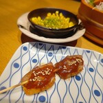 葵屋 - 合鴨串焼き