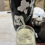 アジ好きですか？ - 千葉の地酒　竹岡。喉越し良いです。