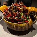 茶禅華 - 香辣鶏翅　鶏手羽の上海蟹詰め