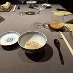 茶禅華 - フカヒレのスープをリゾットにしたもの白トリュフがけ