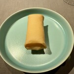 茶禅華 - 文蛤春巻　ふきのとうの後味が爽やか