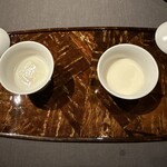 茶禅華 - 暖かい杏仁と冷たい杏仁