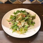 麻婆専門 永友 - 麻婆ランチにはサラダ付き