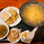 四川料理 金峰閣 - 天津飯セット