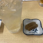 川栄 - 奈良漬けとレモンサワー