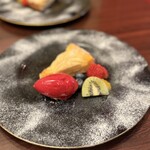 サンパティック - アップルパイとジェラート: この時点でかなーりお腹いっぱい！なのに最後までボリュームあるの嬉しい