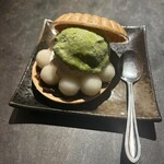 しなもん堂 - 白玉入り抹茶モナカアイス