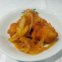 香港園 - 車エビの唐揚げ甘酢
