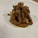 CHINESE DINING 瑞 - 牛モモ肉の四川唐辛子和え