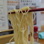 地鶏ラーメン ありがとう - 最後まで美味しいストレート細麺