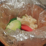 鉄板焼 濠 - 旬の温野菜(カルタ･ファタ包み)