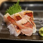 魚食処 一豊 - 金目鯛の刺身