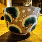 温石 - 今の季節を表す"雪松"でいただいた至福のお抹茶！