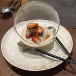 熊や - グラスデザート　求肥が良いアクセント