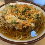 そばの神田東一屋 - 野菜かき揚げそば