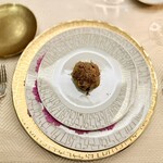 SALONE TOKYO - 【patata  cotta  al  sale】　とかち井上農場雪蔵甘熟メークインニ冬越し　彩り天佑卵　白トリュフ