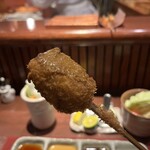 串かつ あーぼん - 牛ヘレ