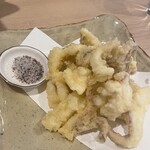 和処 あかつき - 下足は天ぷらに！まずは塩で