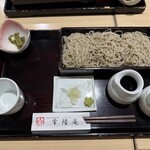 常陸庵 - 料理写真:常陸せいろ＋追加蕎麦半量（1,140円＋620円）。