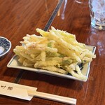 鯨荘 塩町館 - 地葱の天ぷら