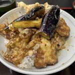 大村庵 - ハモ天丼