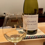 鮨 はしもと - Domaine des Malandes
      Envers de Valmur Chablis
      フランス シャブリ産の白ワイン
