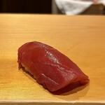 鮨 はしもと - 鮪赤身 軽く漬けに 三厩 163kg 石司より