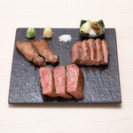 仙台牛たん けやき - 特上三種盛り