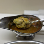 かれーの店 うどん  - オイスターオーシャン、ご飯大盛り、チーズ、スパイシーひき肉、焼トマト