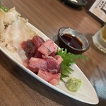 焼鳥酒彩 第三倉庫 - 大間の本鮪とつぶ