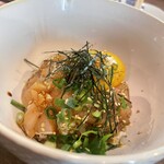 焼鳥酒彩 第三倉庫 - 鶏ユッケ