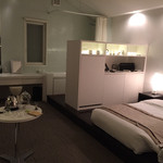 軽井沢ホテルブレストンコート - 右の奥がバスルームなんだわ