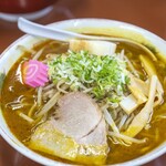 味の五十番 - カレーもやしラーメン（塩1,000円、こってり＋20円、大盛り＋150円）。