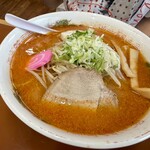 味の五十番 - 辛味もやしラーメン（味噌、1,000円）。