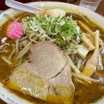 味の五十番 - カレーもやしラーメン（塩1,000円、こってり＋20円、大盛り＋150円）。