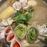 牛タンとおでんとクリスピー餃子　ひまわり［出汁］ - 