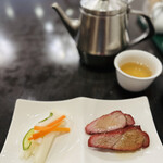 菜香新館 - 野菜の甘酢漬け、叉焼