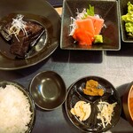 Ocean grow Kitchen - オーシャンのうま煮御前＋ミニ刺身付き 