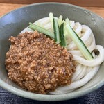 うどん あさひ - 料理写真:肉味噌ぶっかけうどん冷小