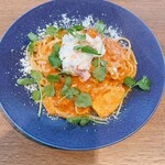 dining Pono - ・香住ガニのトマトクリームソース　海老芋とセリ