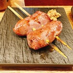 ワインとやきとり - 蝦夷鹿のサルシッチャ