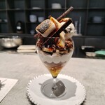 ASAKO IWAYANAGI SALON DE THE - ミニサイズパフェ　ショコラバナーヌ