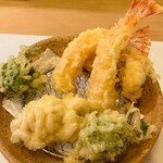 ひろ作 - 天ぷら盛り合わせさんでーす。④