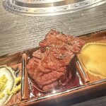 焼肉うしふじ - 本日の厳選和牛（サガリ）（タレで）